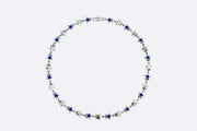 TwoJeys Enameled Stars Necklace Silver